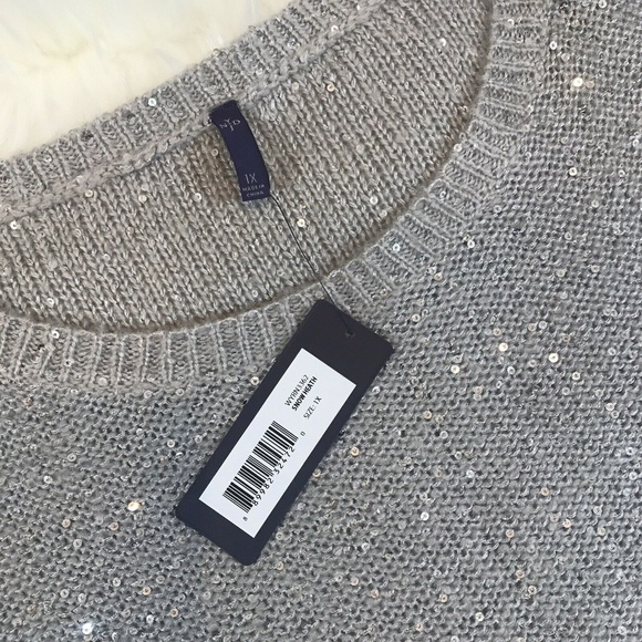 NWT Not Your Daughters Jeans NYDJ Sequin Sweater - Picture 7 of 7